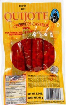 Chorizos Quijote Spanish Chorizo Sausages ā 4 Packs, Total 16 Chorizos (5.5 oz Each) ā Free Shipping