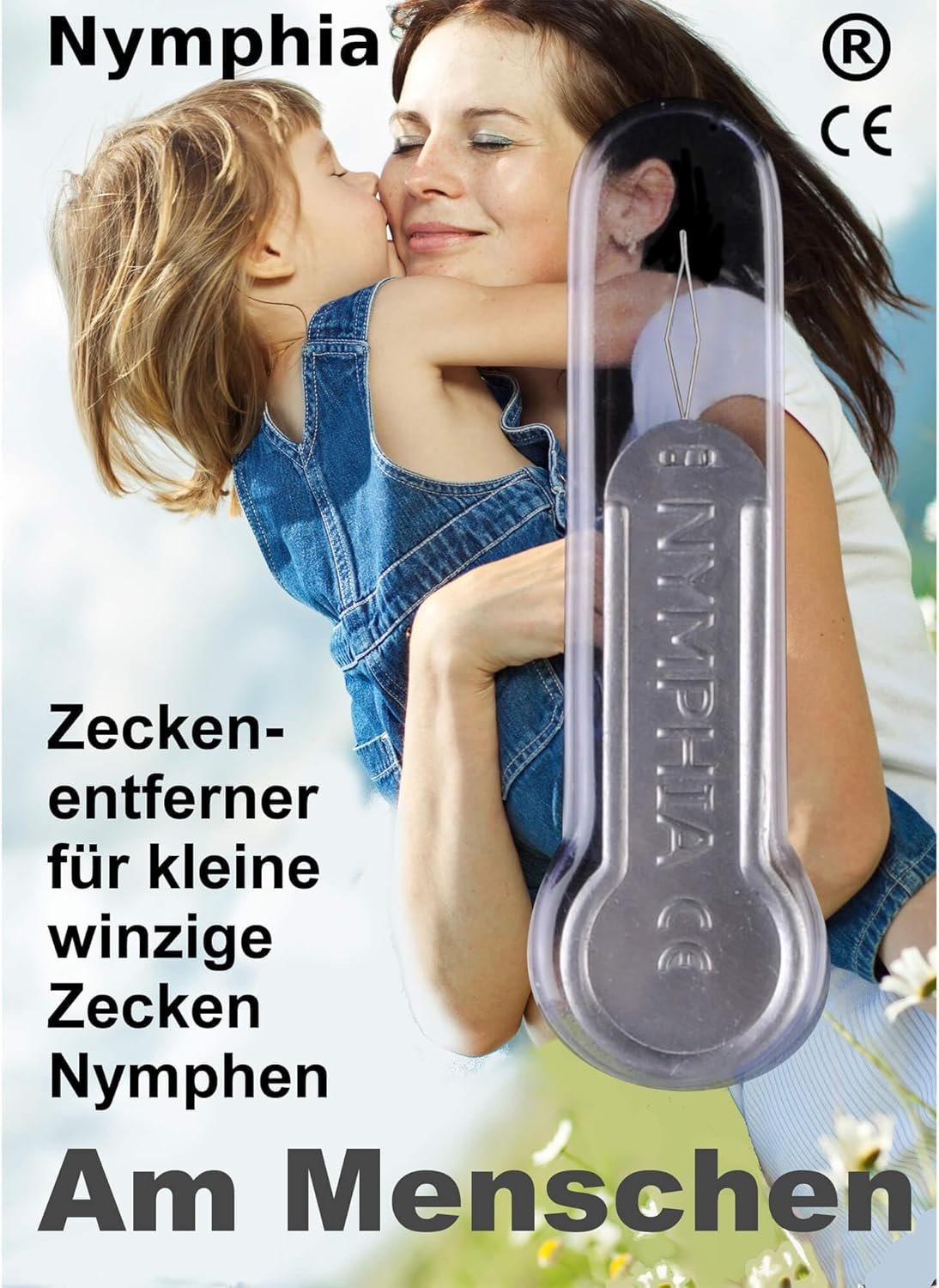 DermExtract Tick Tool -NYMPHIA Tick Remover Pack of 1- From Germany