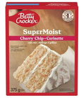 12 x Betty Crocker SuperBetty Crocker Super Moist Cherry Chip Cake Mix 12 Pack 375g Dessert Baking Mix Moist Cherry Chip Cake Mix 375g - FREE SHIPPING