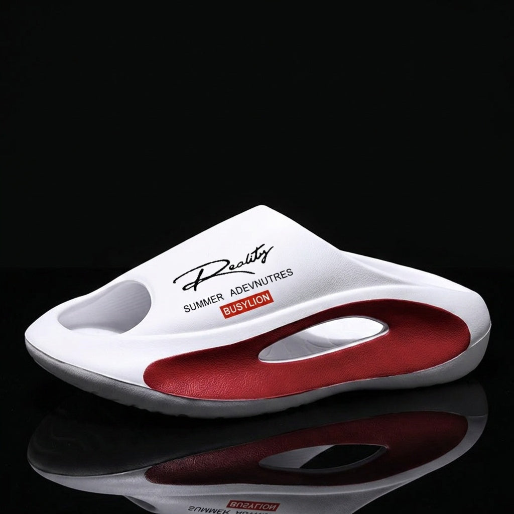 Men's Thick-Soled Sports Slippers | Breathable Hollow Slip-On Sandals | Summer Beach & Home Shoes | FREE SHIPPING š©“āļø