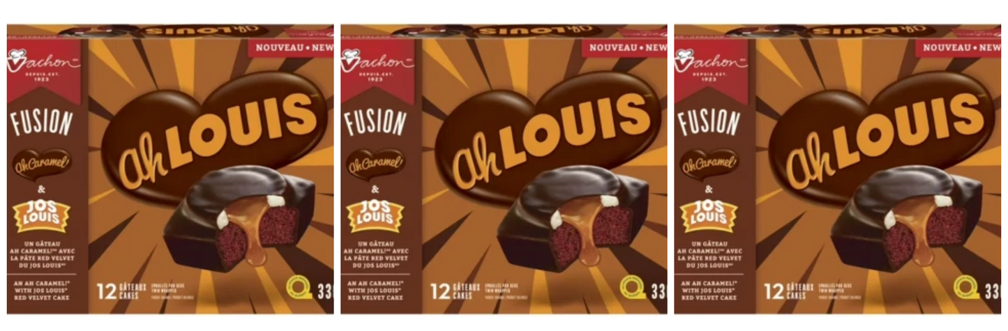 Vachon Ah Louis The Original Cakes 12 Pack 336g X 3ā Cream Filled Snack Cakes ā Free Shipping