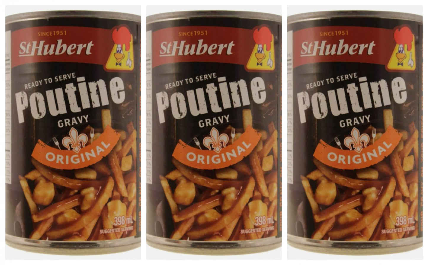3 x St Hubert POUTINE GRAVY SAUCE 398ml CAN -From CanadaOther Products from from-canada-to-us (View All)