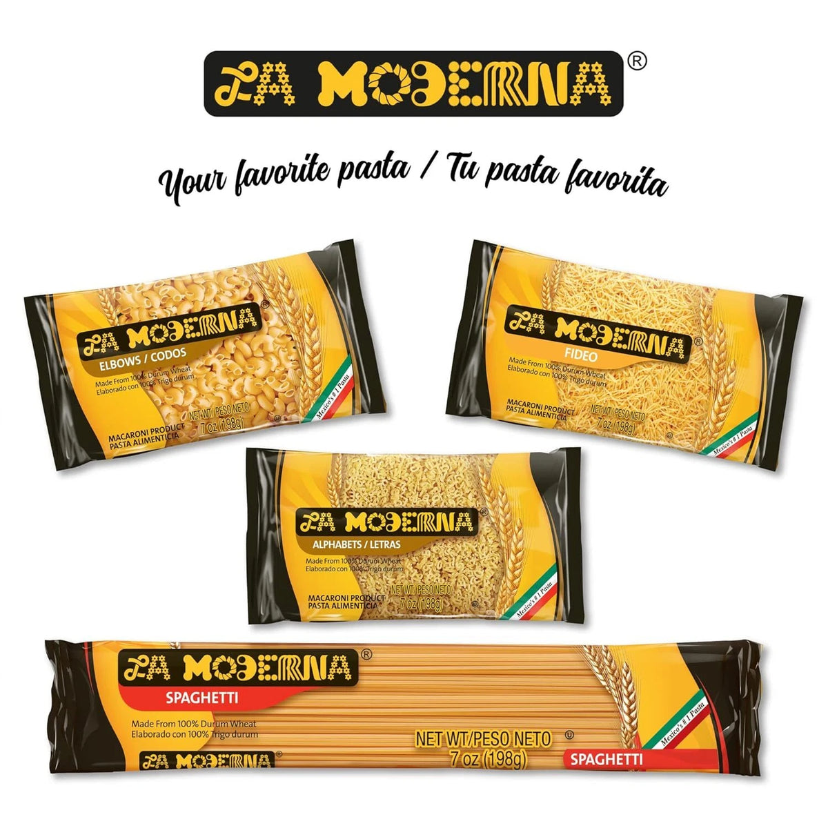 La Moderna Fideo Noodles 7 oz | 20-Pack | Mexican Pasta for Sopa de Fideo & Soups | FREE SHIPPING