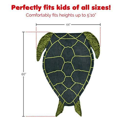 Silver Lilly Animal Tail Blanket – Plush Kids Sleeping Bag Blanket, Cozy Animal Design