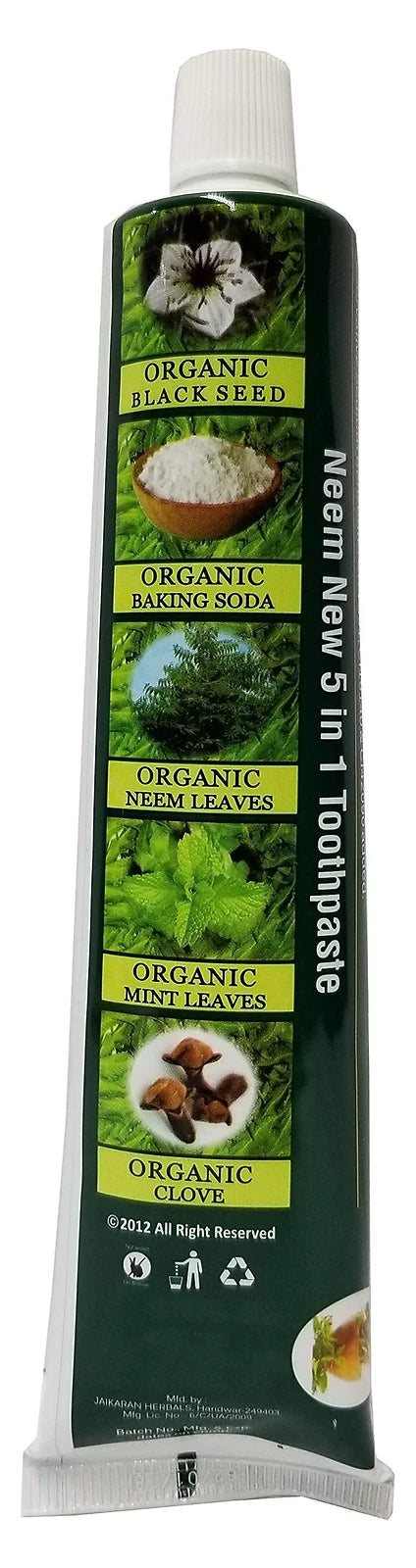 Neem Essential Toothpaste New 5-in-1 Formula 6 Pack Natural Oral Care
