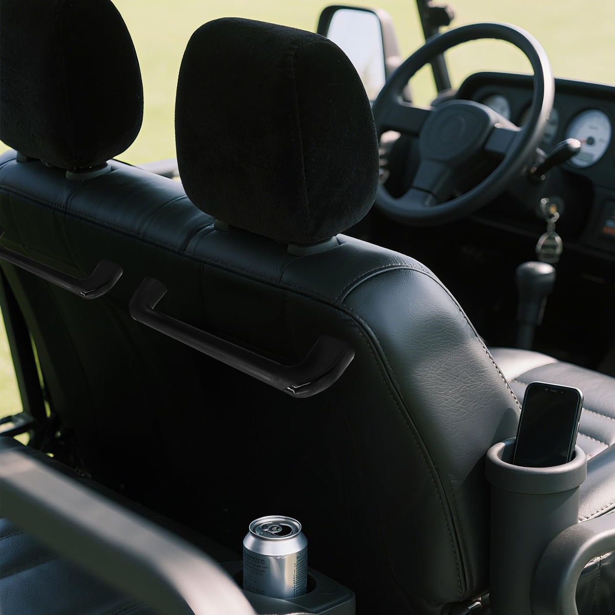 Universal Golf Cart Grab Handles for Club Car, EZGO, Yamaha 2 Pack