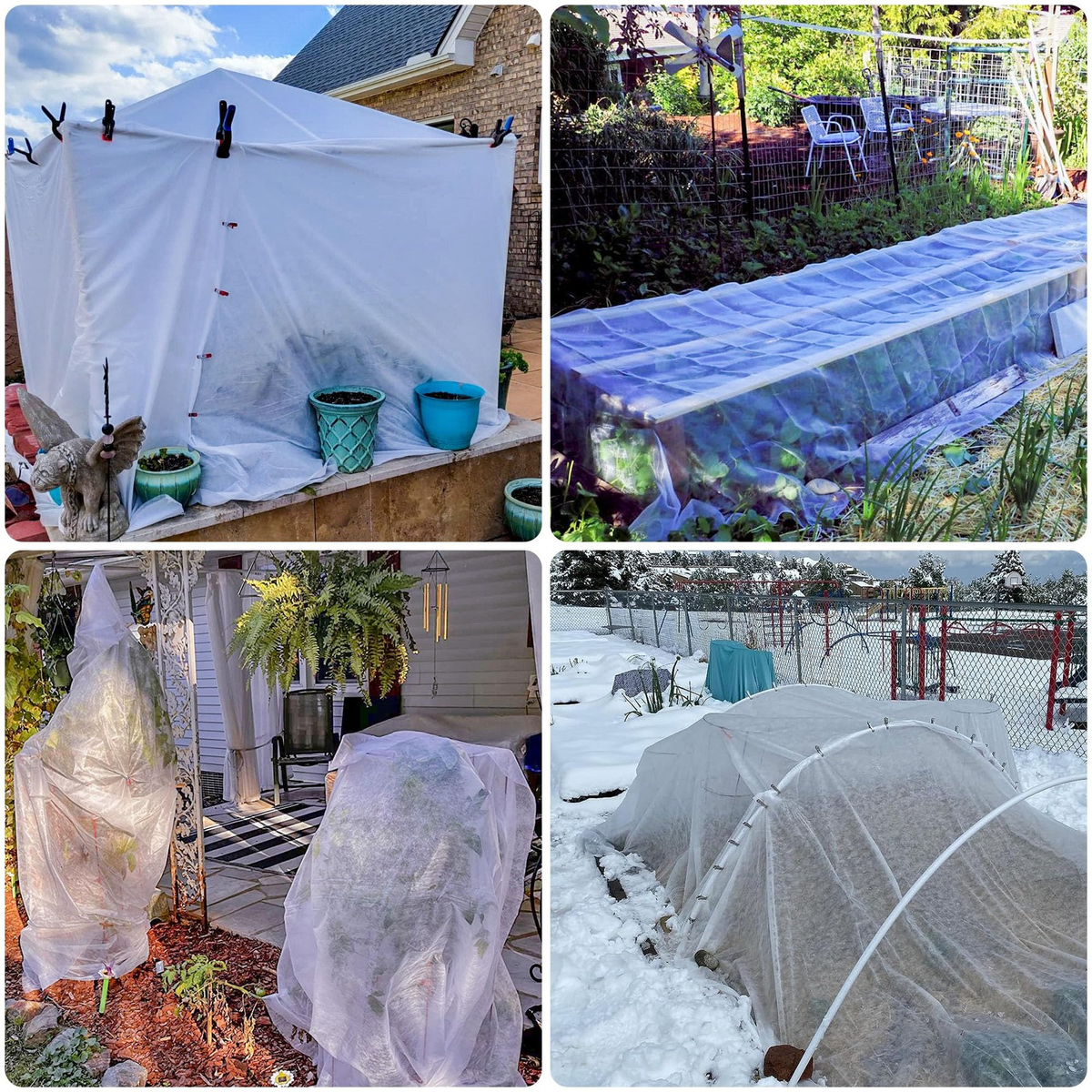 10x50FT Plant Covers for Winter Freeze Protection | Frost Cloth Floating Row Cover | Garden Plant Blanket | FREE SHIPPING ๐ฑโ๏ธ