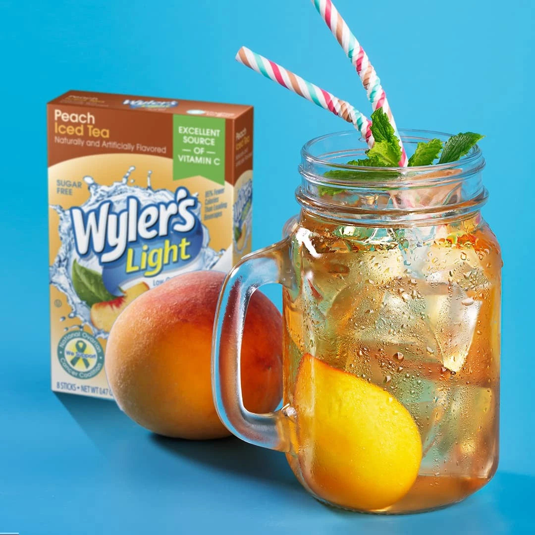 Wyler's Light Singles To Go Water Drink Mix Powder Packets Variety Pack 96 Servings Sugar Free