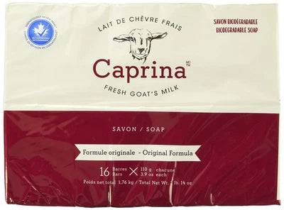 Caprina Canus Original Formula Fresh Goat’s Milk Soap – 16 Bar Value Pack – Free Shipping