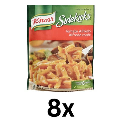 8 x Knorr Sidekicks Pasta Tomato Alfredo Side Dishes 150g – Quick & Creamy Pasta Sides – Free Shipping