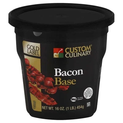 Gold Label Bacon Base 1 Pound – Savory Soup, Sauce & Cooking Seasoning – Free Shipping