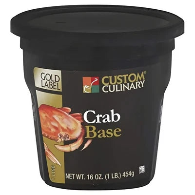 Gourmet Gold Label Crab Base Cooking Seasoning 1lb – Savory Base for Sauces, Gravies & Soups – Free Shipping