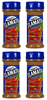 Mott’s Clamato The Original Seasoning Salt for Rimming Glasses  X 4 pack– Caesar Cocktail Rimmer – Free Shipping