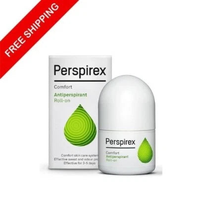 3X Perspirex Comfort Extra Effective Antiperspirant Roll On Gentle Formula 20ml -3 count