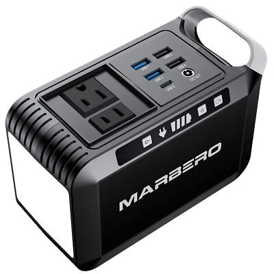 MARBERO Portable Power Bank with AC Outlet – 120W Portable Power Free Shipping Station