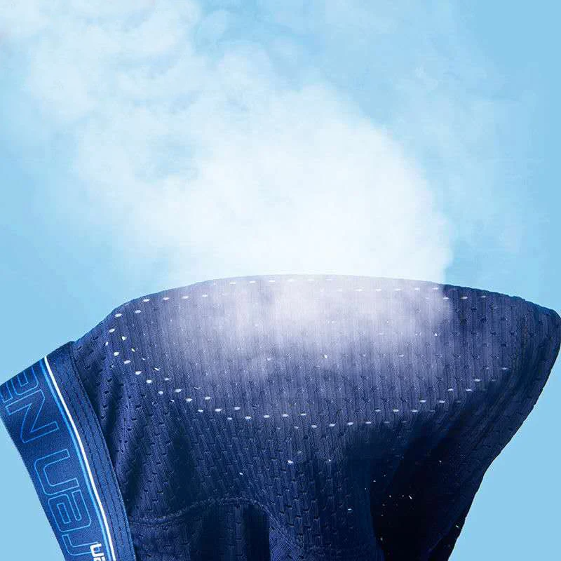 4PCS Men's Ice Silk Boxer Shorts – Breathable Mesh Underwear Plus Size