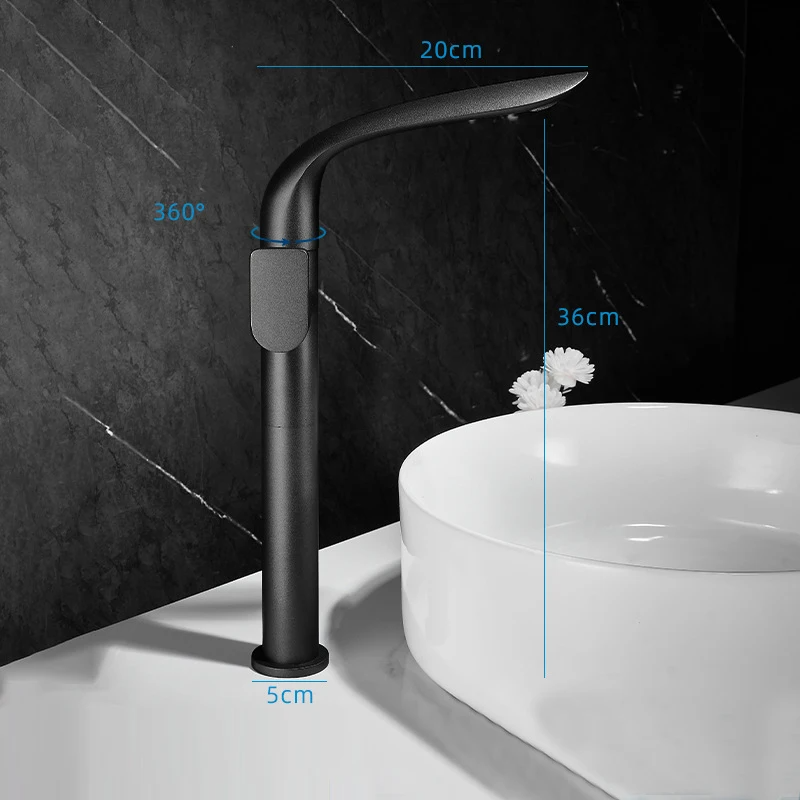 Brushed Gold Basin Faucet Brass Bathroom Faucet Mixer Tap Gold Wash basin Faucet Single Handle Hot & Cold Lavotory Faucet