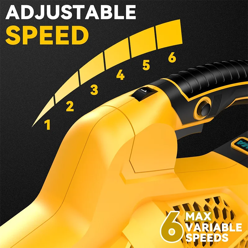Electric Goddess Cordless Brushless Air Blower – Powerful Jet Turbo Leaf Blower for DeWalt 20V Batteries