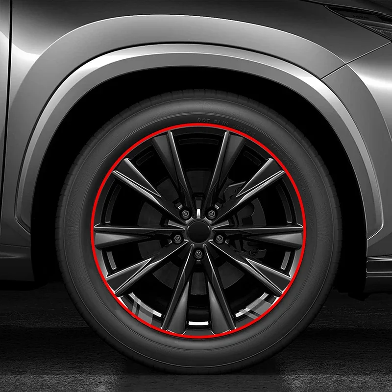 Universal Car Rim Protector Strip | 8M Wheel Edge Guard | Scratch & Curb Rash Protection | Tire Trim Styling | FREE SHIPPING