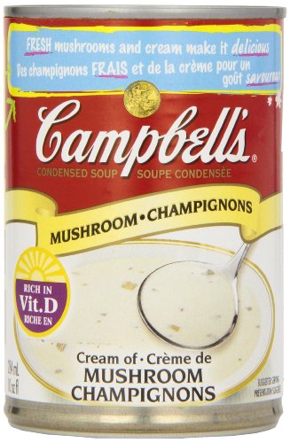 Campbell's® Cream of Mushroom Soup (12 x 284ml) – Authentic Canadian Recipe