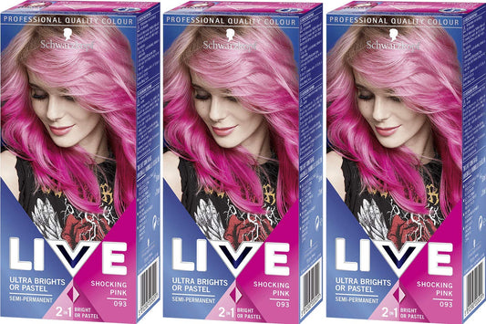 Schwarzkopf Live in Color XXL Ultra Brights Shocking Pink no 93 From Germany