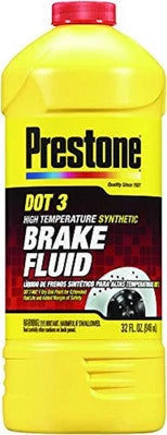 Prestone Synthetic Brake Fluid 32 oz Hi Temp ABS Brake System Protection