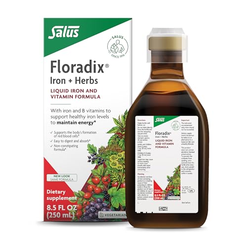 Floradix Floravital Liquid Iron and Vitamin Formula 250ml (8.5 fl oz) – Free Shipping
