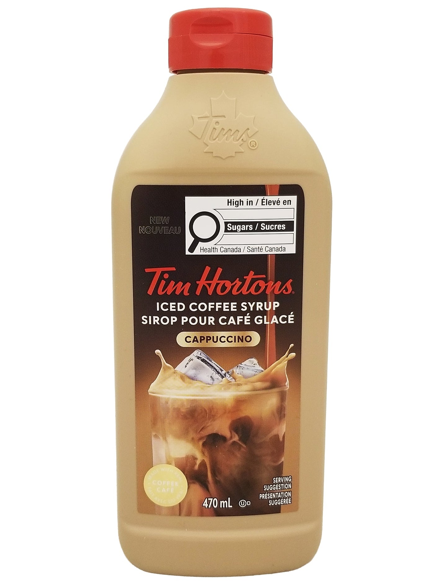 Tim Hortons Iced Coffee Syrup 470ml | Mocha & Cappuccino Flavor | Free Shipping