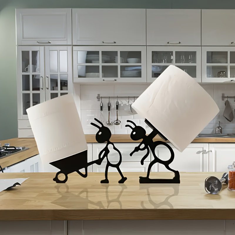 2 Pack Cute Ant Toilet Paper Holders Funny Bathroom Tissue Roll Decor