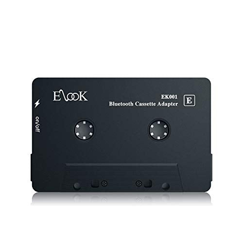 Elook Bluetooth Cassette Adapter for Vintage Car Sound System Black – Free Shipping
