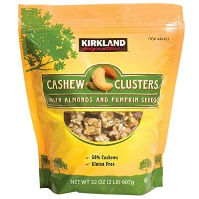 KIRKLAND SIGNATURE Cashew Clusters, 32 Ounce-cpus