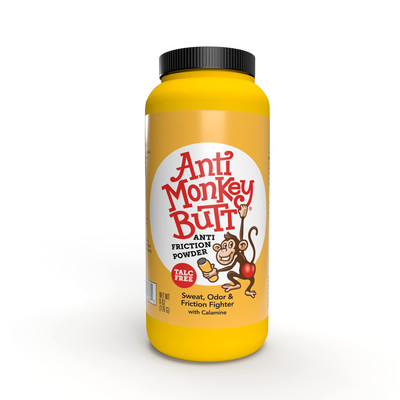 Anti Monkey Butt Powder with Calamine Odor Sweat Friction Fighter 6 Ounces