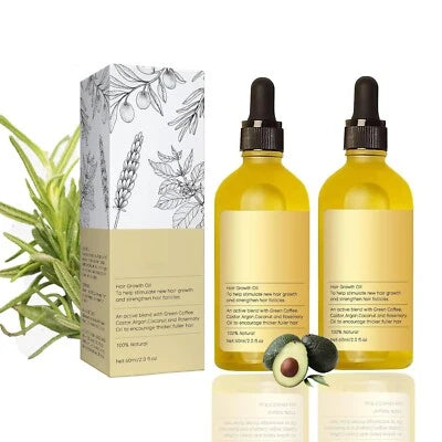 Natural Hair Growth Oil, Organic Natural Hair Growth Oil 60ml