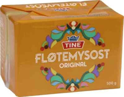 Tine Norwegian Brunost Brown Cheese Fløtemysost 500g  Free shipping from Norway