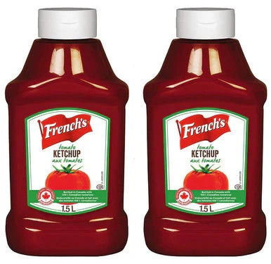 French's Tomato Ketchup Twin Pack – Two 1.5L Bottles (Preservative Free)Free shipping