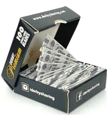 1000 Derby Premium Single Edge Razor Blades – Stainless Steel, Smooth & Durable Professional Shaving Blades fREE sHIPPING