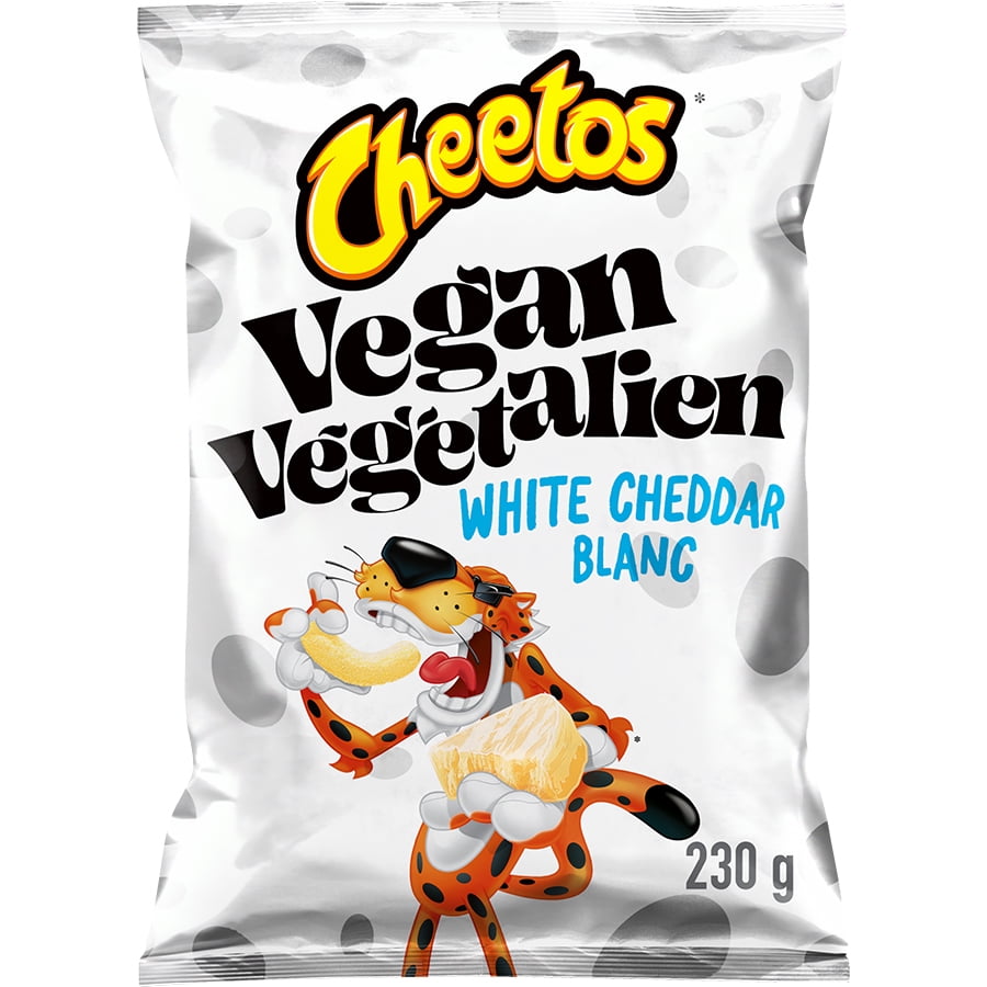 Cheetos Vegan White Cheddar Flavored Corn Snacks, 230g/8.1 oz