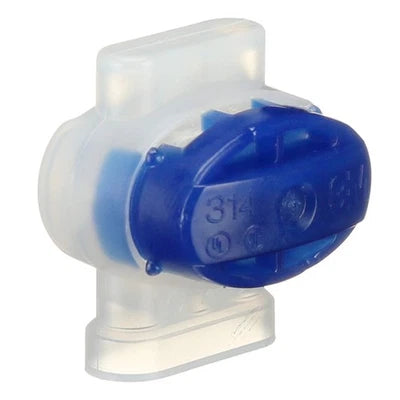 3M Scotchlok 314-BOX IDC Pigtail Connectors provide fast, moisture-resistant wire connections without stripping insulation. Ideal for electrical and low-voltage wiring.