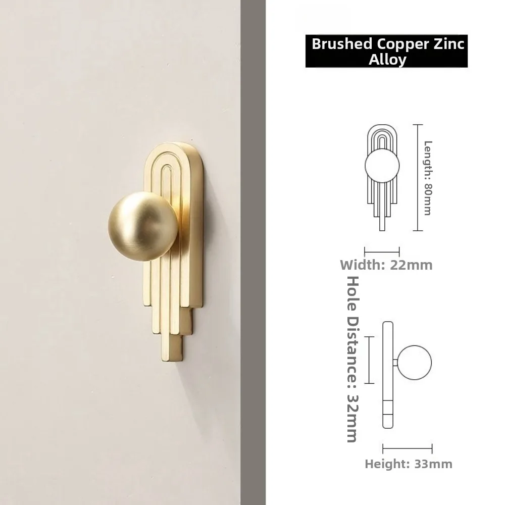 Luxury Gold Cabinet Handle | Modern Minimalist French Style Drawer Pull | Wardrobe & Furniture Handle | FREE SHIPPING ✨🏡