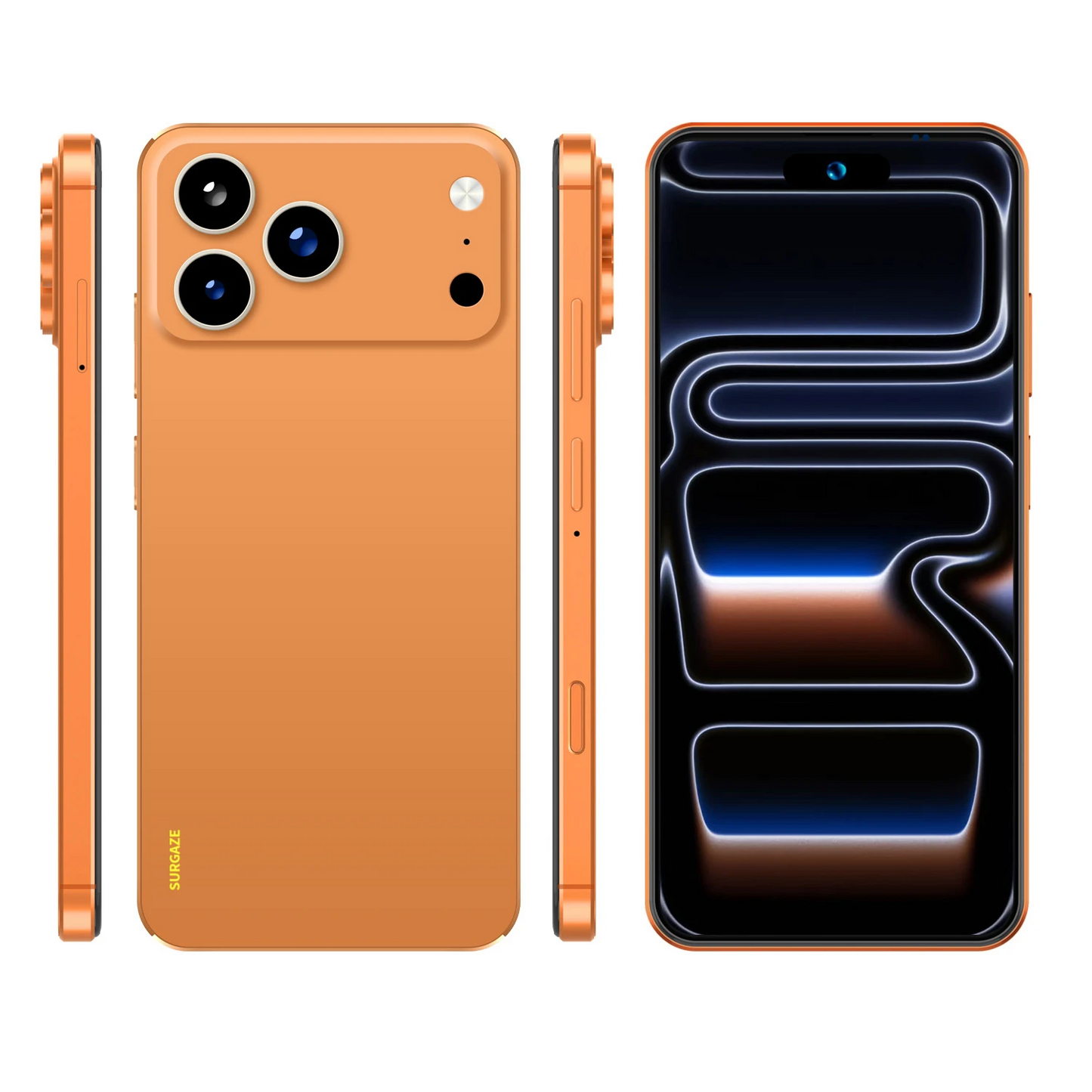 SURGAZE i17 Pro Max 5G Smartphone – Android 12, 12GB RAM, 512GB ROM, 5300mAh Battery