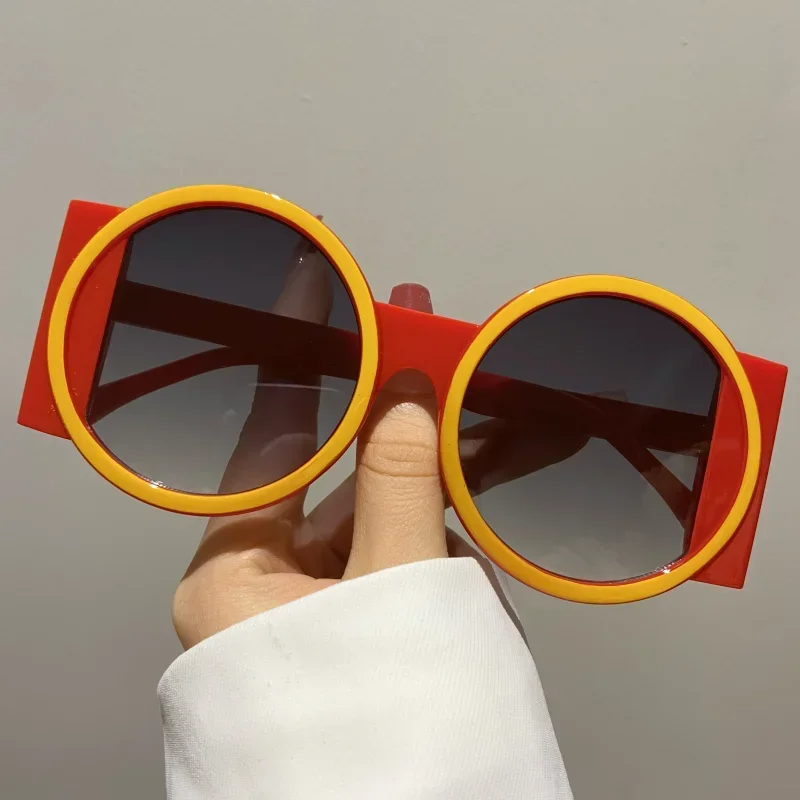 Round Double Color Sunglasses for Women & Men | Retro UV400 Fashion Eyewear | Outdoor Beach Travel | FREE SHIPPING 🕶️