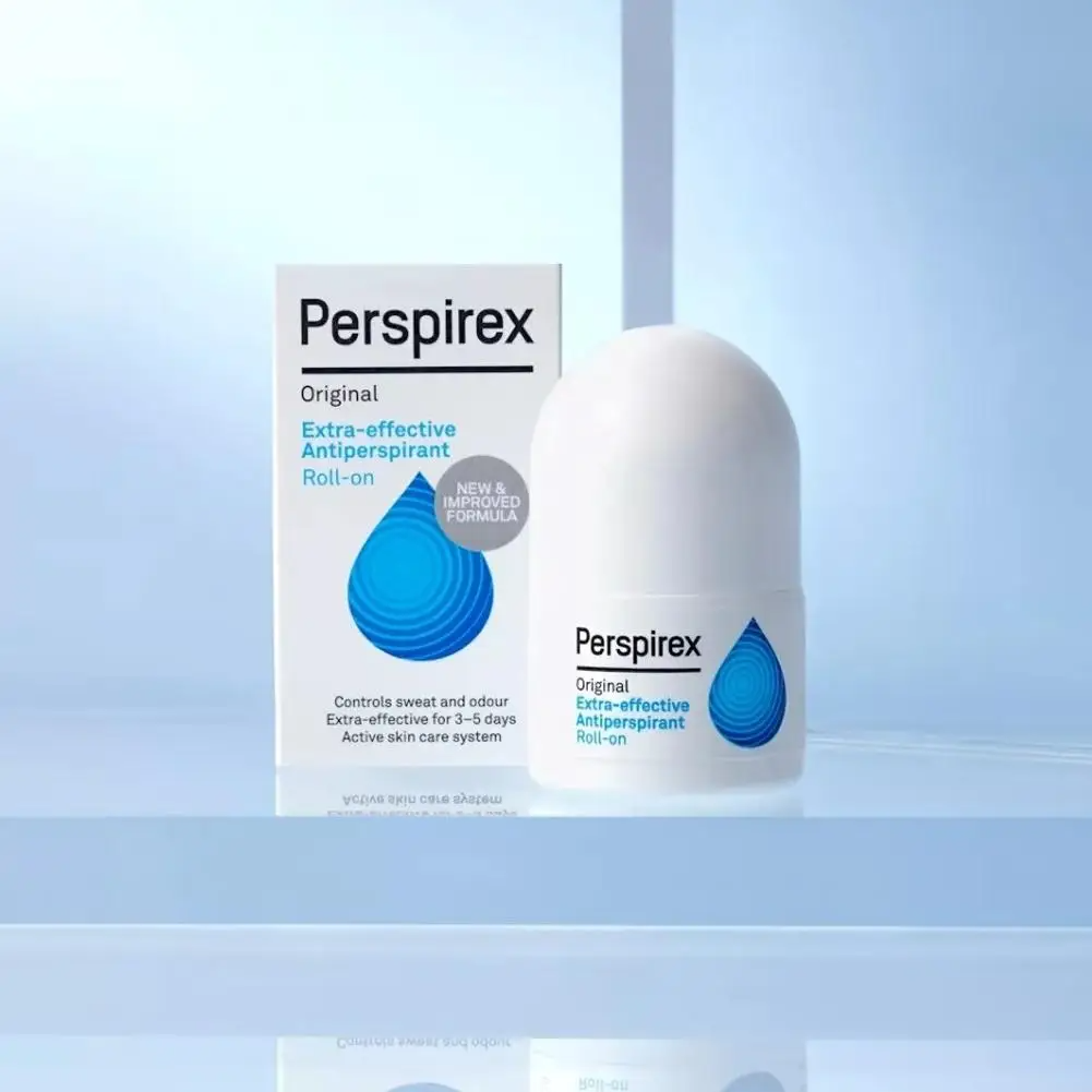 Perspirex Antiperspirant Underarm Roll-On Set of 2| Long-Lasting Clinical Strength Sweat & Odor Protection for Men & Women
