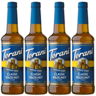 Torani Sugar Free Syrup, Classic Hazelnut, 25.4 Ounces (Pack of 4)