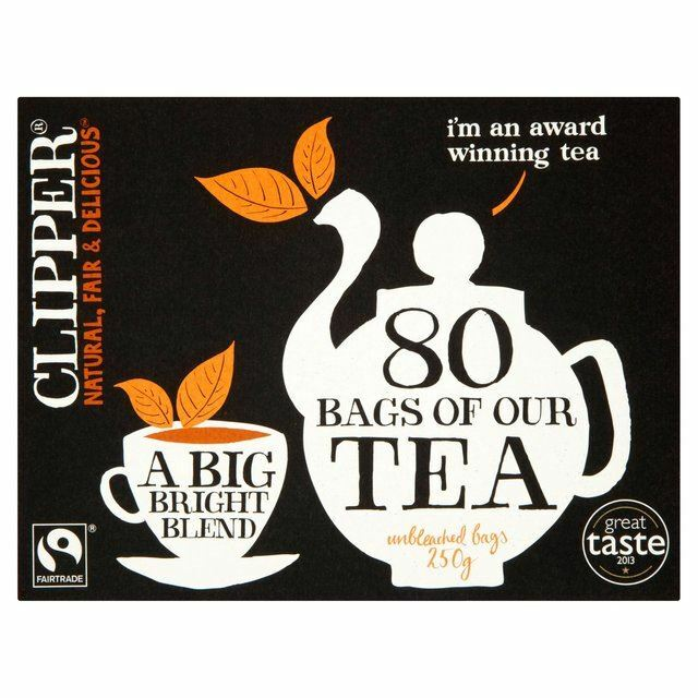 Clipper Fairtrade Everyday Tea - 80 per pack From UK