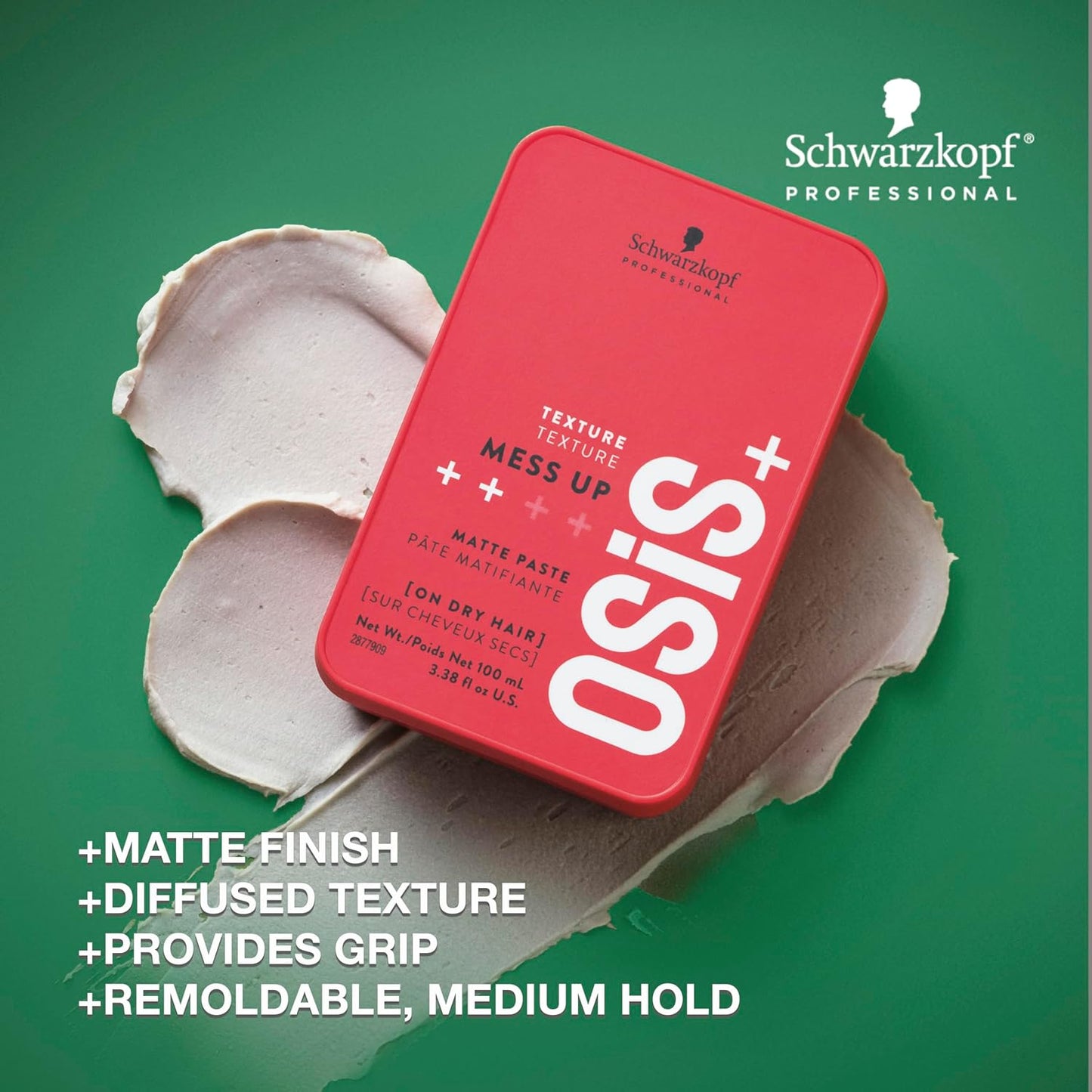 Schwarzkopf Osis Mess Up 16031 Matt Paste,  100 ml