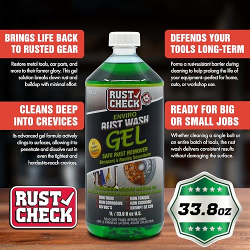 Rust Check Enviro Rust Wash Heavy Duty Iron Remover Gel 33.8 FL OZ