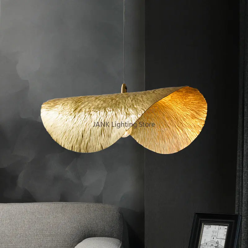 Lotus Leaf Hat Pendant Lamp – Modern LED Hanging Light Fixture