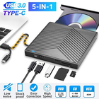 External CD DVD Drive, USB 3.0 Player Burner Writer, Ship From USA- for PC Laptop Windows 11