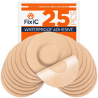 Fixic Freestyle Libre Adhesive Patches – 25 Pack Waterproof CGM Tape for Libre 1, 2, 3 & Libre Plus Sensors