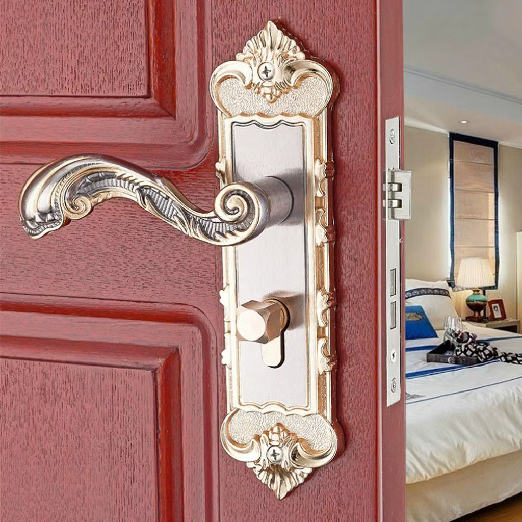 Entrance Lever Door Handle with Lock & 3 Keys | Office & Front Door Entry Lockset | FREE SHIPPING 🔑🚪r #6
